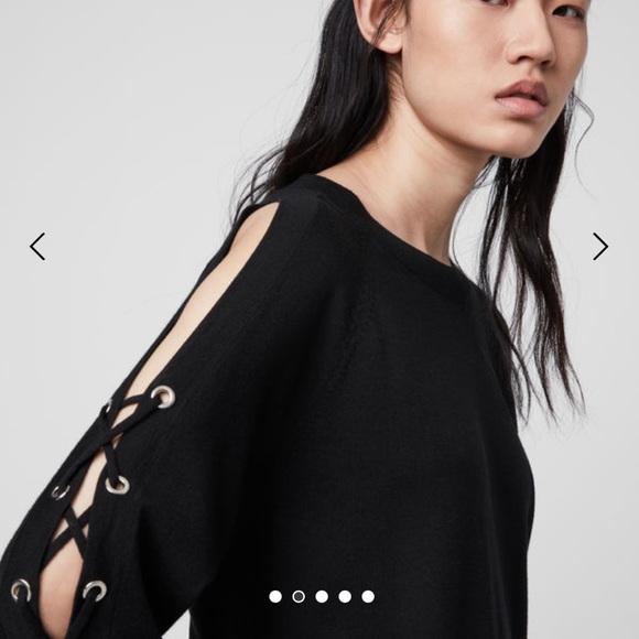 All Saints Sweaters - 💥SALE💥All saints cross jumper sweater black NWT